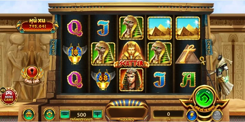 Biet cach tan dung tinh nang dac biet trong game bi mat cleopatra