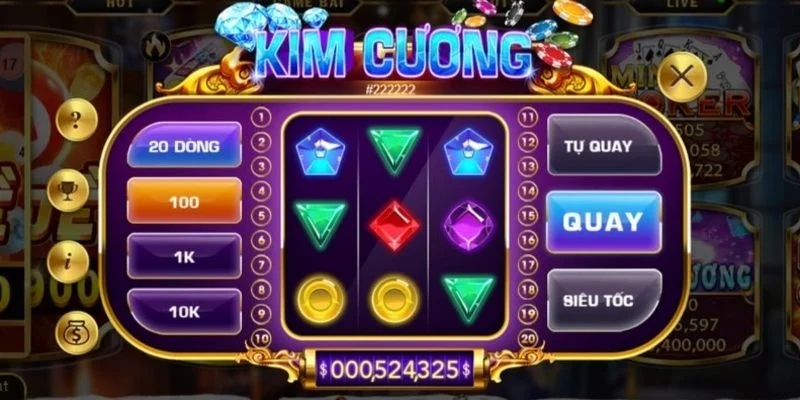 Giao dien kim cuong an tuong tai app Go88