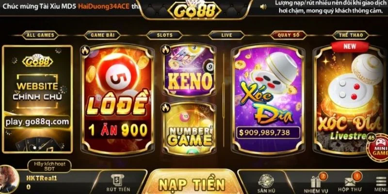 Kham pha Keno Go88 truc tuyen kinh dien