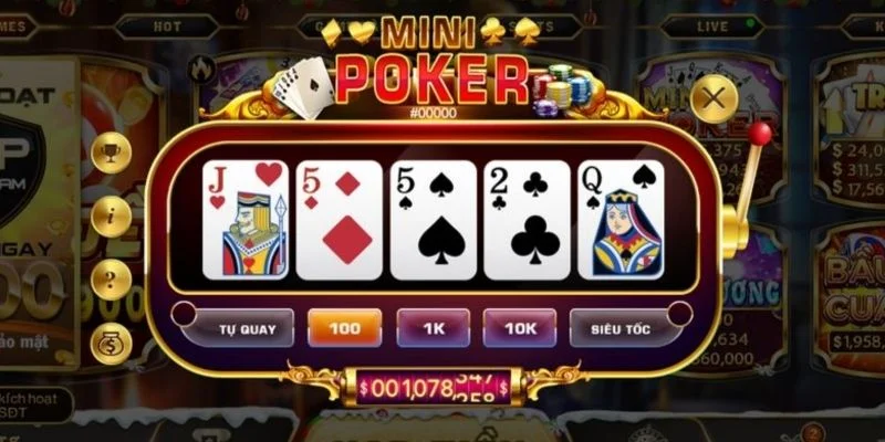 Kham pha san choi Mini Poker Go88 online