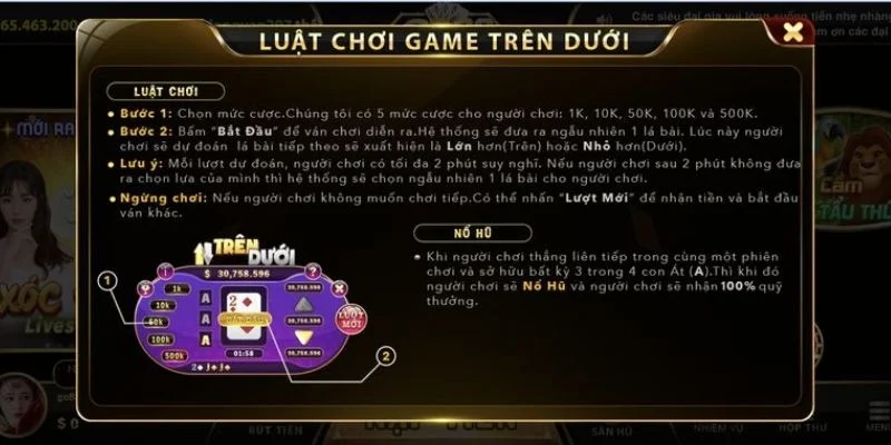 Luat choi chinh phuc san dau tren duoi Go88
