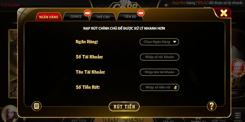 Thanh vien de dang rut thuong ve vi tai cong game Go88