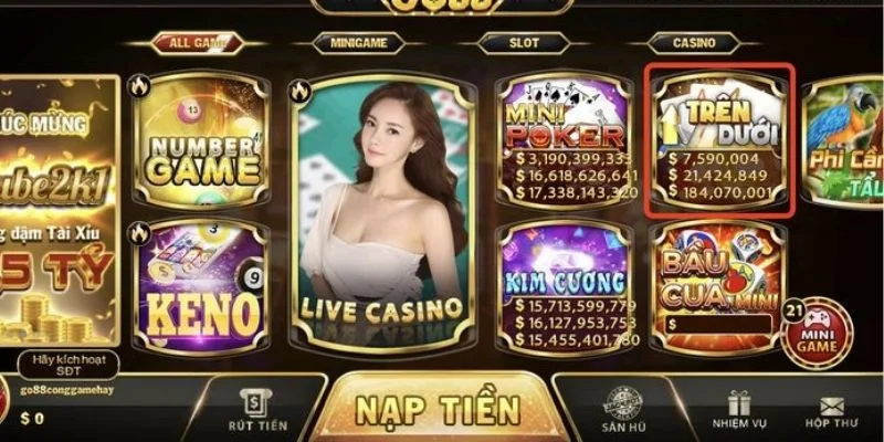 Truy cap tai sanh cuoc don gian voi game bai