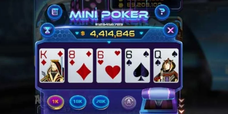 Chu y nhung ky tu Mini Poker duoc tinh tai Go 88