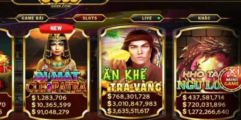 Kham pha san choi Slots game bi mat Cleopatra Go88