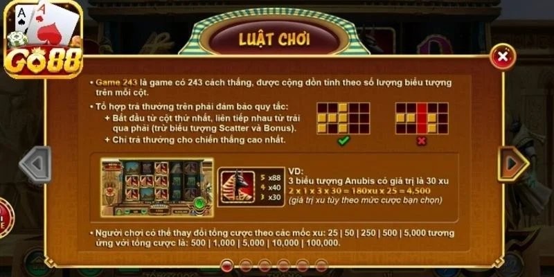 Luat choi thuong su dung tai Go88 san hu